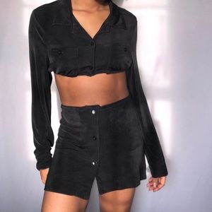 Black Matching Set
